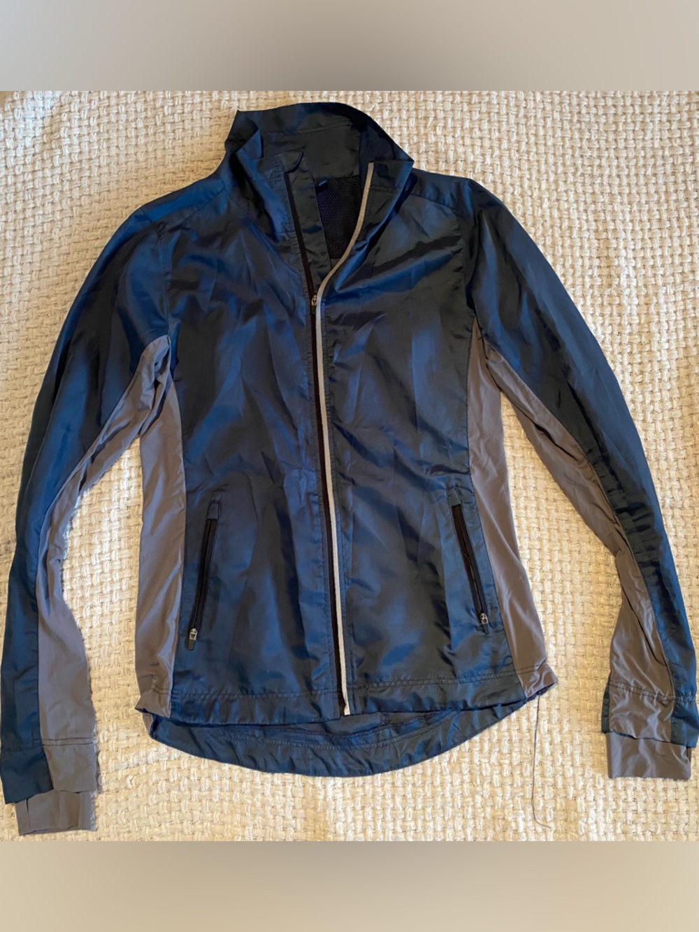 Lightweight Navy and Gray Women's Windbreaker by SmartPak